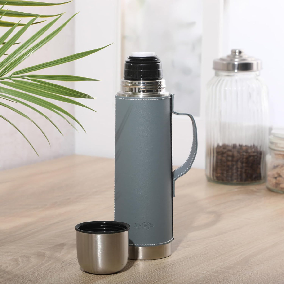 Mr. Coffee Leatherette 23 oz Thermal Bottle