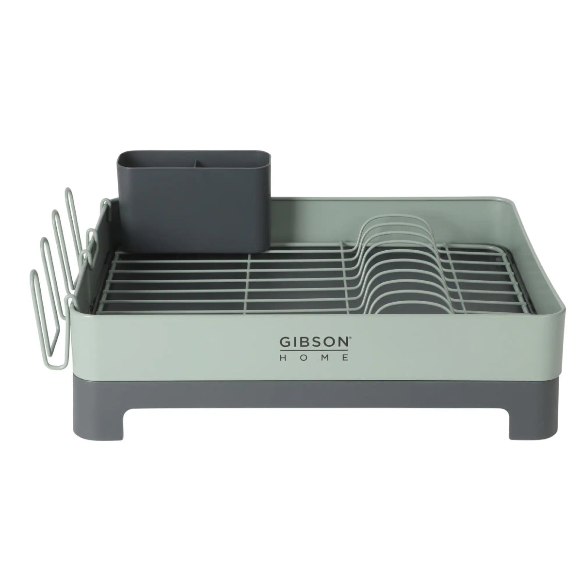 Gibson Home Nestcraft Rust Resistant Dish Rack with Drain Board