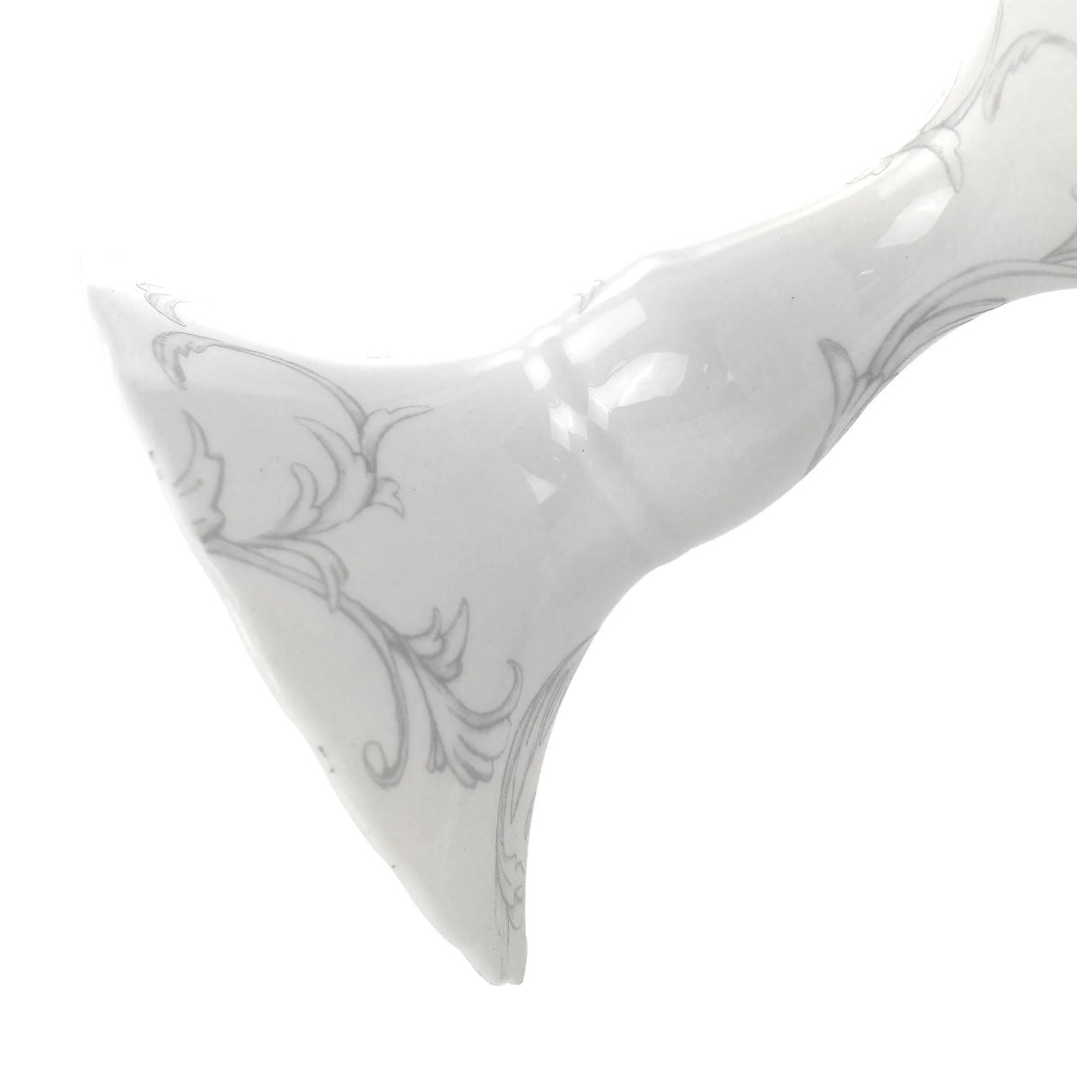 Martha Stewart 10.75" Peony Cake Plate - White