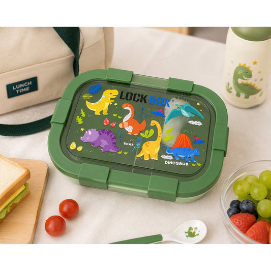 Lockbox Rectangular Lunch Bento with Snack Container