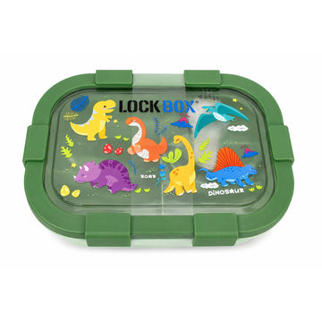 Lockbox Rectangular Lunch Bento with Snack Container