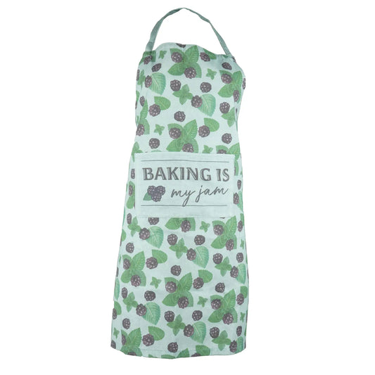 Krumbs Kitchen Farmhouse Style Apron - Green