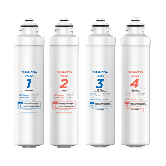 Toscana Stage 1,2,3,4 Water Filters