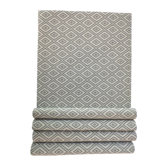 Besthome Diamond Place Mat Set (4-Pieces) - Gray