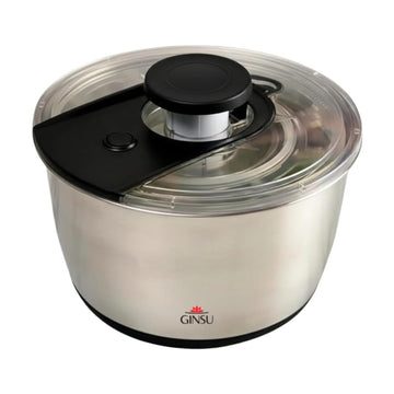 Ginsu Pump Spinner with 200 qt Bowl - Silver