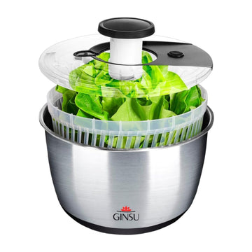 Ginsu Pump Spinner with 200 qt Bowl - Silver