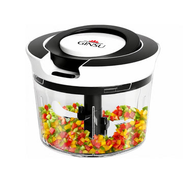 Ginsu Food Chopper with String Pull - Silver