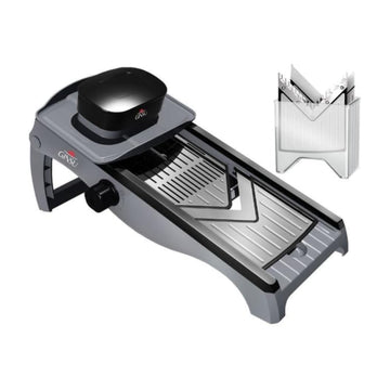 Ginsu Mandoline Slicer with Non-Slip Base - Gray