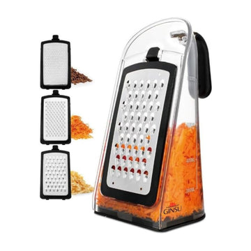 Ginsu 3-in-1 Ergonomic Grater with Non-Slip Base
