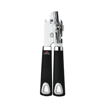Ginsu 8" Ergonomic Can Opener - Black/Silver