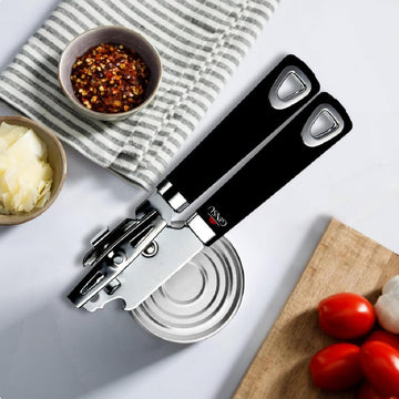 Ginsu 8" Ergonomic Can Opener - Black/Silver