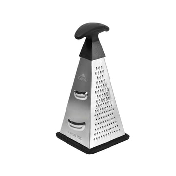 Ginsu 9" Four-Sided Box Grater - Silver/Black