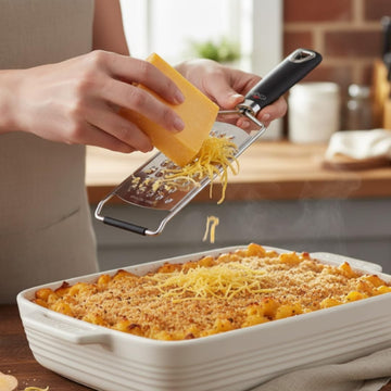 Ginsu 12" Coarse Handheld Grater - Silver/Black
