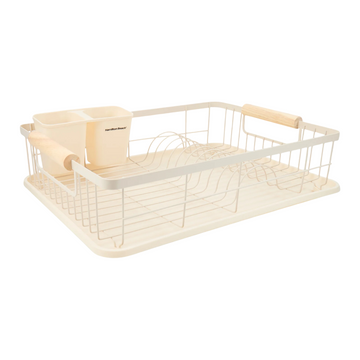 Hamilton Beach Dish Tray Rack with Removable Holder- Beige
