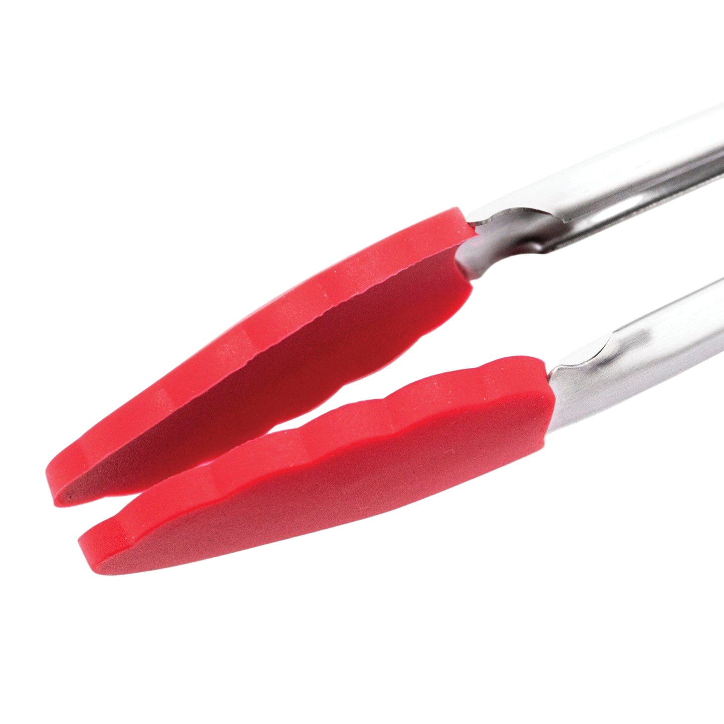 Starfrit Silicone Tongs - Silver/Red