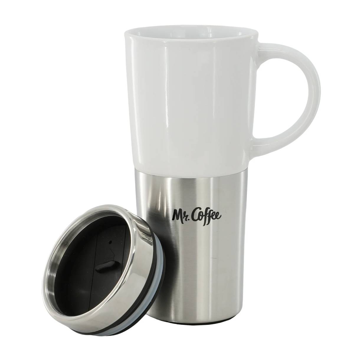 Mr. Coffee 16 oz Travel Mug With Lid