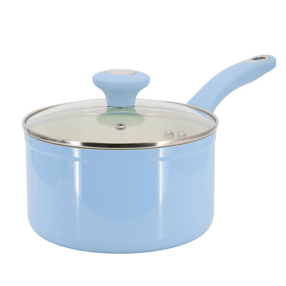 Martha Stewart Rexford Cookware Set (8-Piece) - Blue