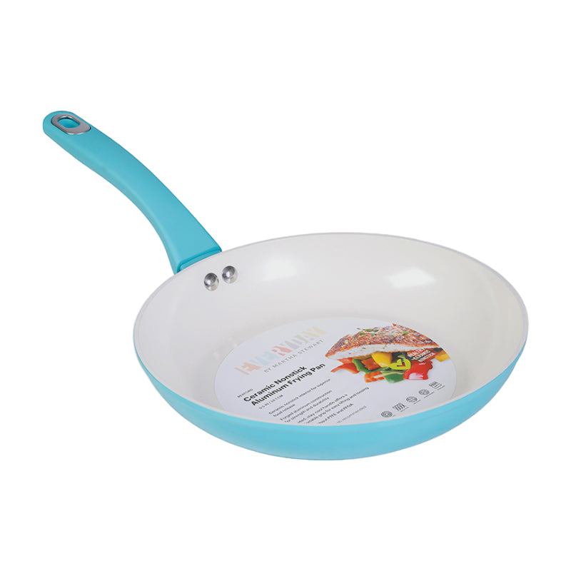 Martha Stewart Everyday Rexford 9.5" Frying Pan - Blue/White