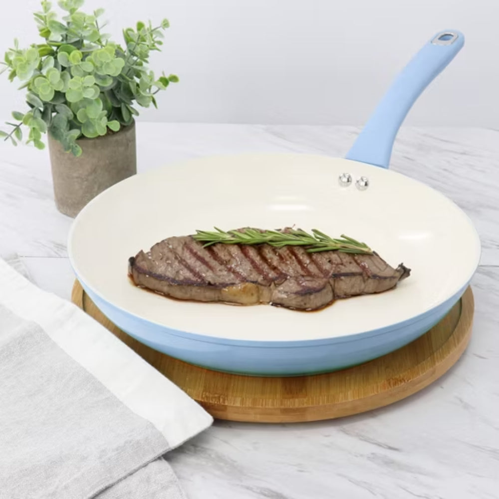 Martha Stewart Rexford 12" Frying Pan - Blue