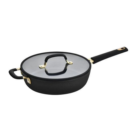 Hamilton Beach 11" Frying Pan with Lid - Black