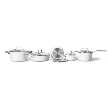 Starfrit The Rock Essential (10-Piece) Cookware Set - White
