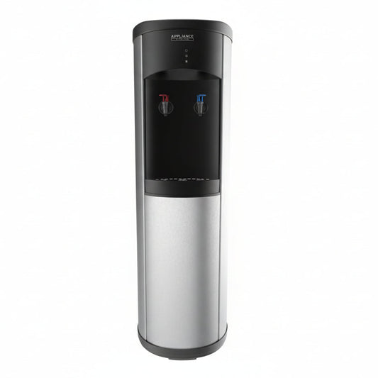 Toscana Hot and Cold Top Load Water Dispenser - Black/Silver