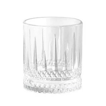Gibson Home 13 oz Iceberg Embossed Double Old Fashioned Glass Set (4-Pieces) - Clear