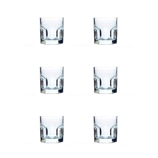 G-Horse 16 oz Glass Cups (6-Pieces) - Clear