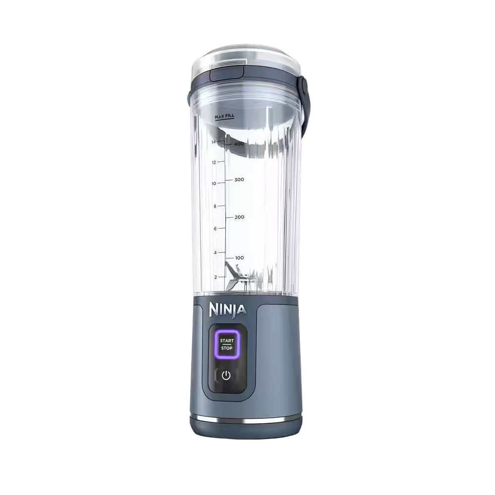 Licuadora portátil inalámbrica Ninja Blast BC151BK de 18 oz con tapa a prueba de fugas, color negro
