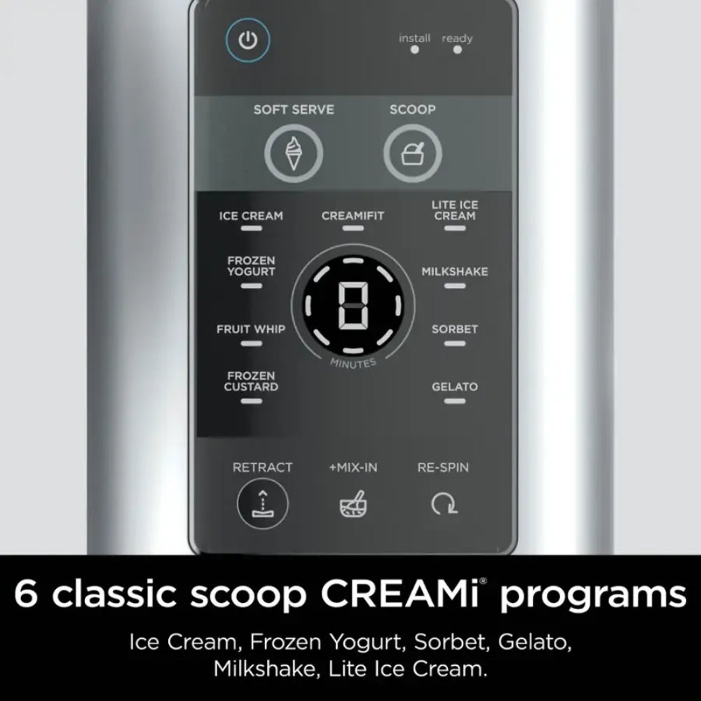 Ninja Swirl By CREAMi Soft Serve & Ice Cream Maker - Silver