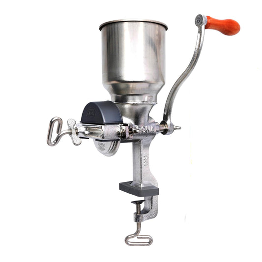 Corona Corn Grinder with High Hopper - Silver