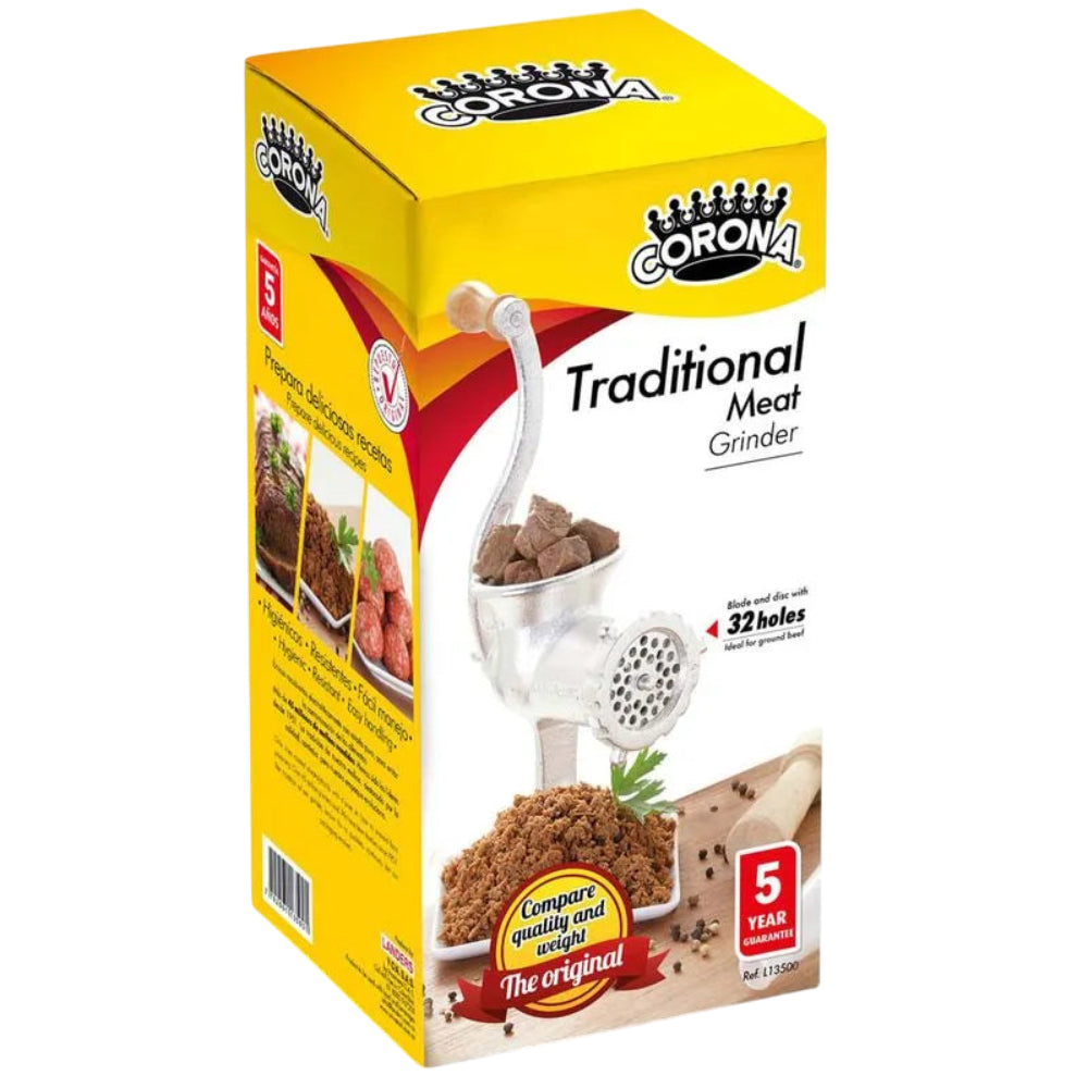 Corona Manual Meat Grinder - Silver