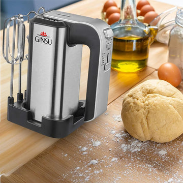GINSU 5 Speed, Turbo Boost Electric Handheld Mixer
