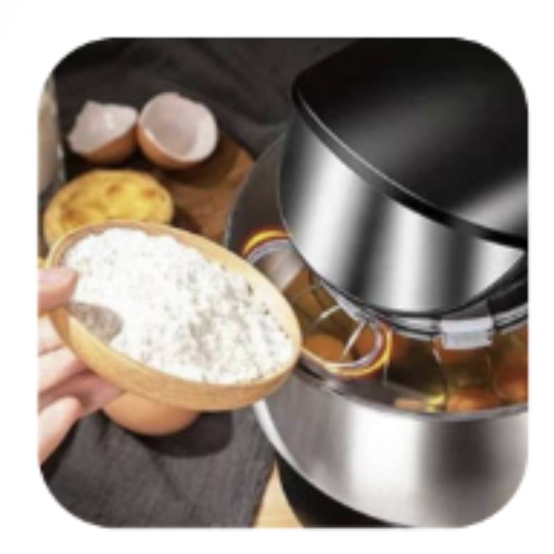 Aramco 169 oz Stainless Steel Stand Mixer - Black/Silver