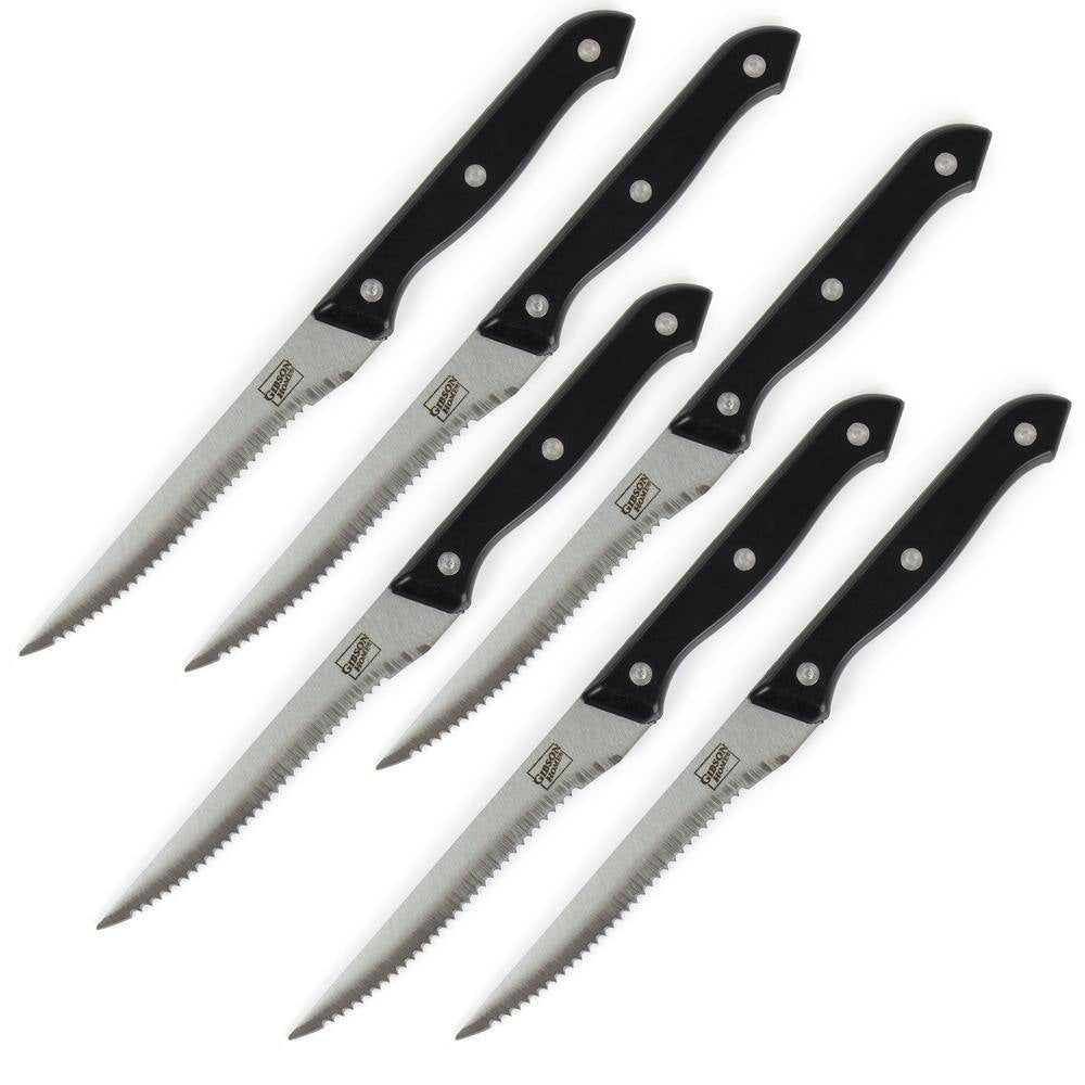 Gibson Home Wildcraft Cutlery Set (15-Piece) - Black