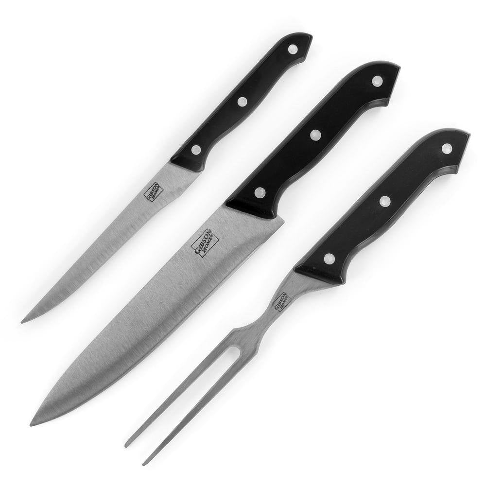 Gibson Home Wildcraft Cutlery Set (10-Piece) - Black
