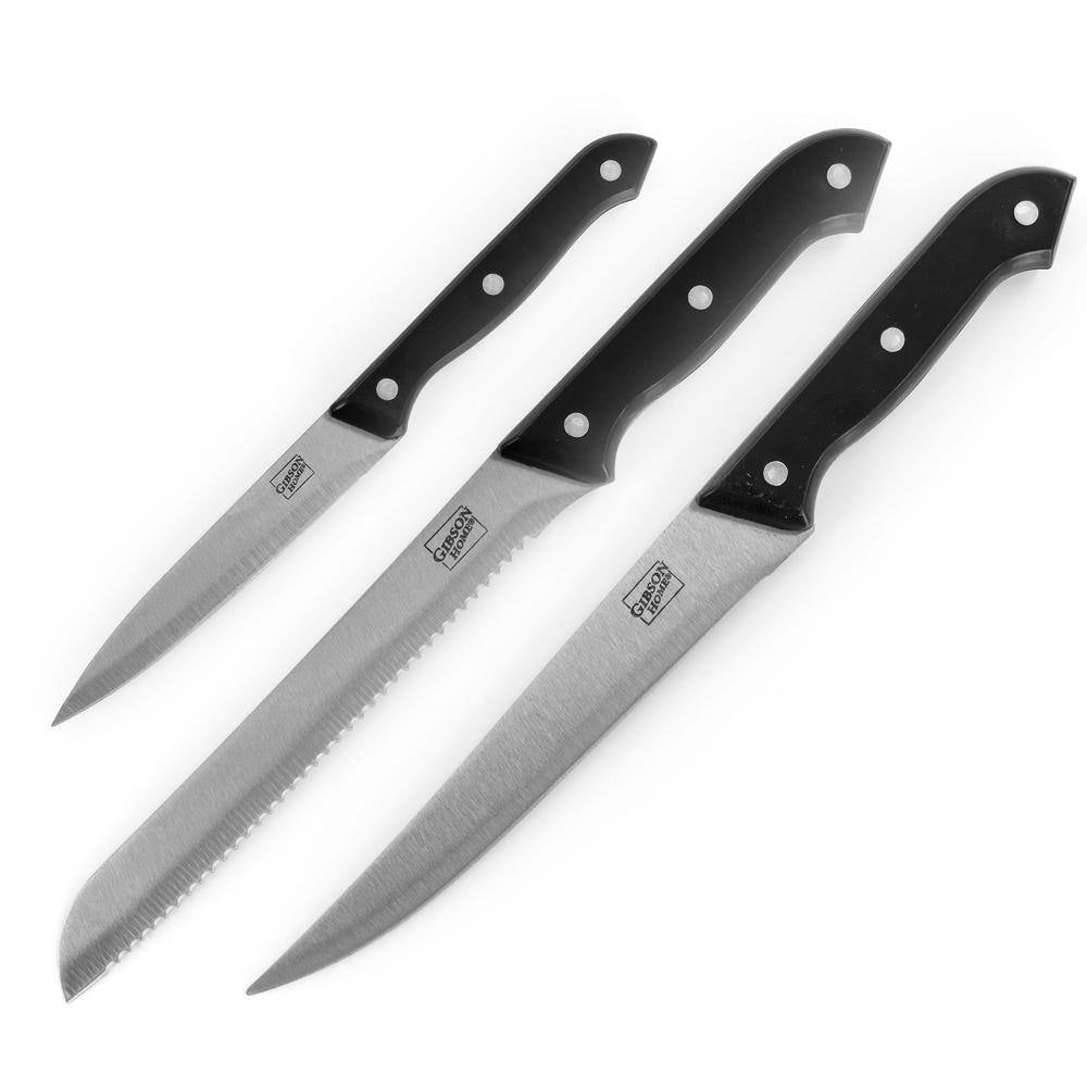 Gibson Home Wildcraft Cutlery Set (10-Piece) - Black
