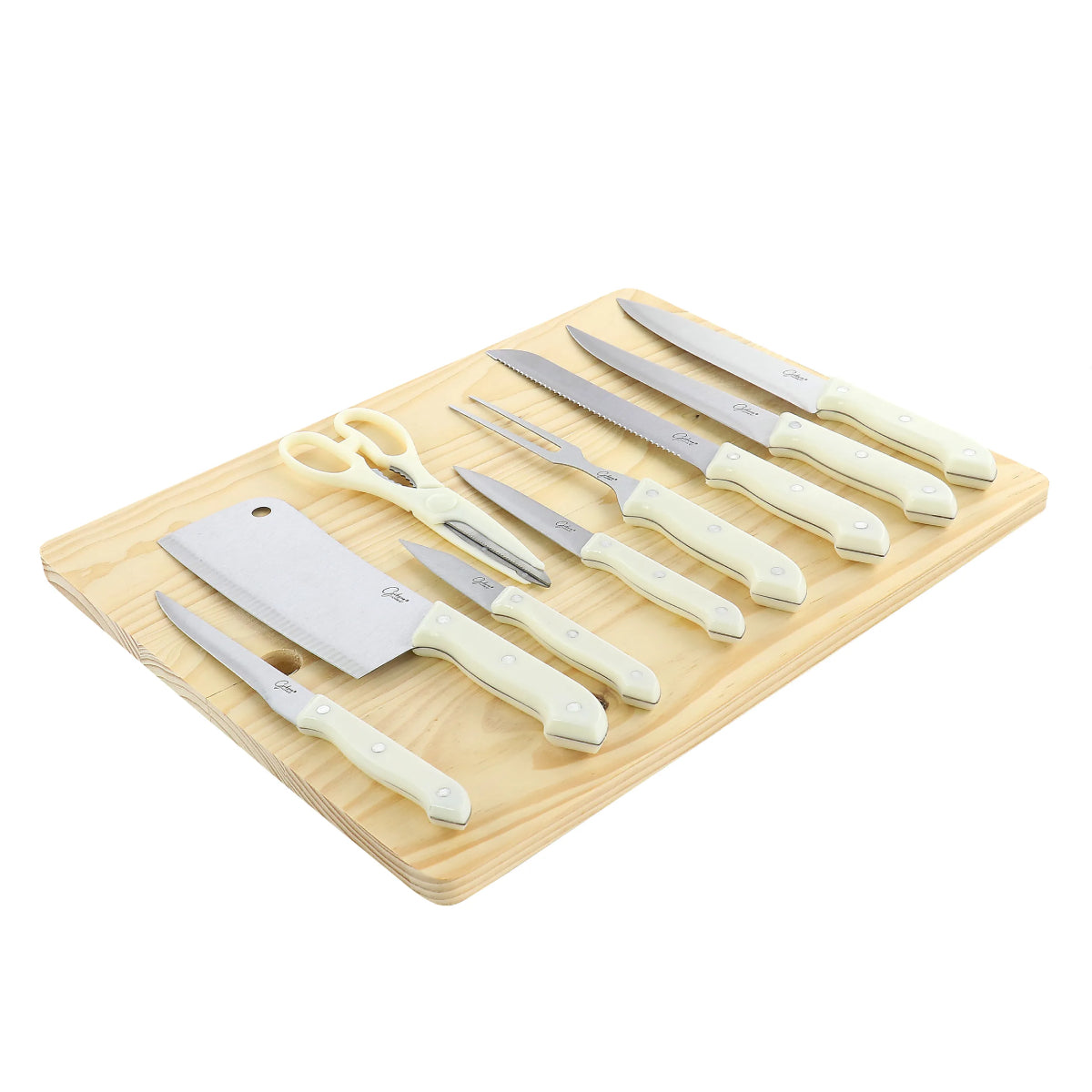 Gibson Home Wildcraft Cutlery Set (10-Piece) - Black