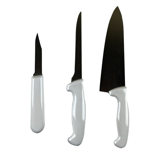 Tramontina Pro Line Chef's Knife Set (3-Piece) - White