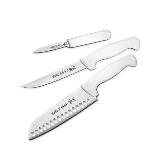 Tramontina ProLine Kitchen Knife Set (3-Piece) - White
