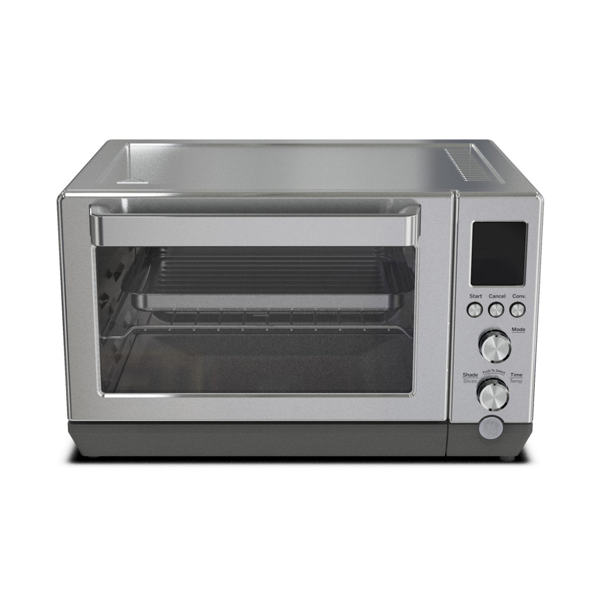 GE G90CAASSPSS Calrod 6-Slice Toaster Oven with Convection Bake - Silver