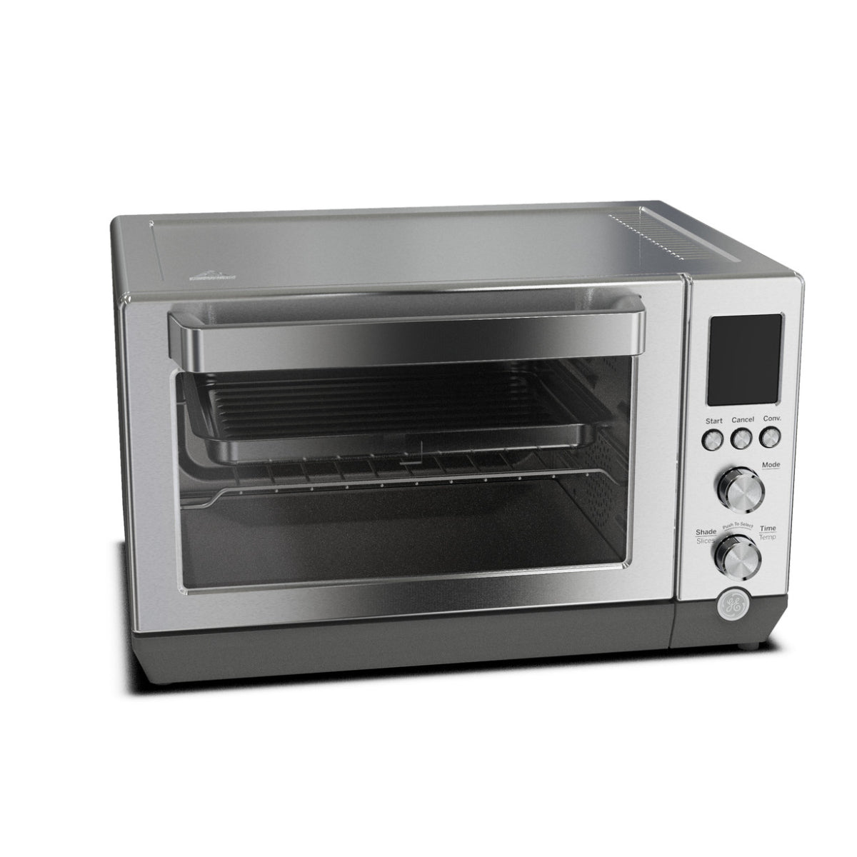 GE G90CAASSPSS Calrod 6-Slice Toaster Oven with Convection Bake - Silver