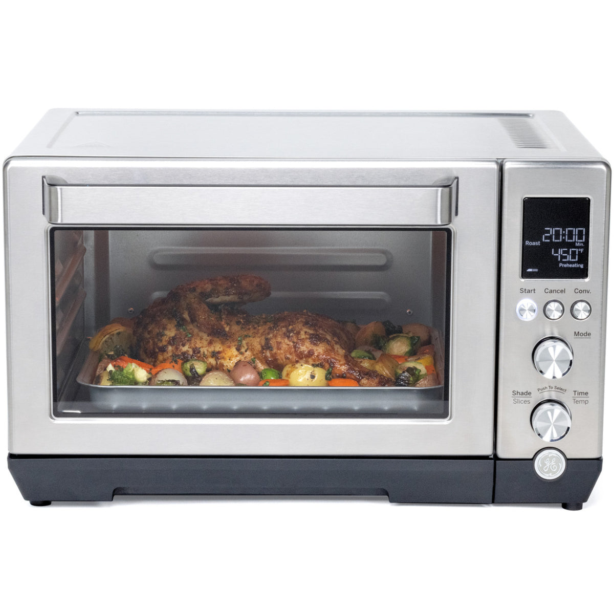 Bundle: GE JGBS61RPSS 4.8 cu.ft. 30" Freestanding Gas Range  + GE G90CABSSPSS Quartz 6-Slice Toaster Oven + Toscana PB04 600 Watt Deluxe Cooking Blender