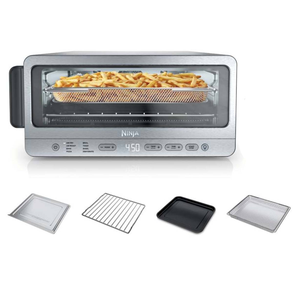 キッチン家電 Sorabin Ninja SP151 Flip Toaster Oven and Air Fryer - Gray– Curacao