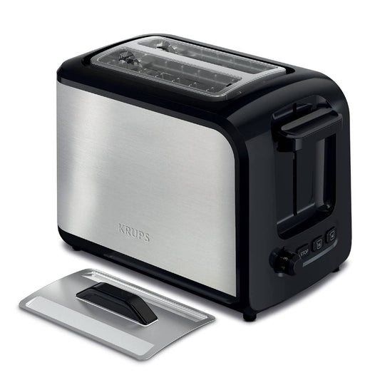Krups KH411D50 Toaster with Wide Lid - Black/Gray