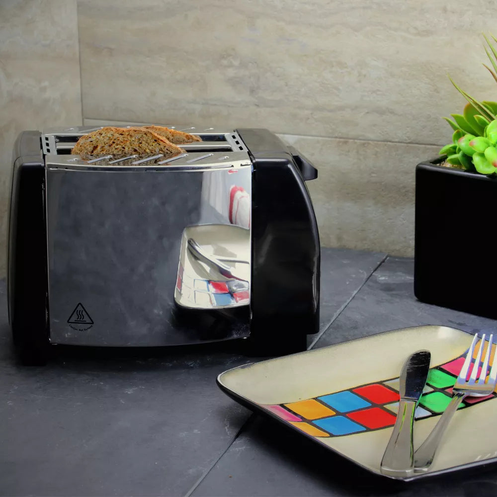 Better Chef 2-Slice Toaster - Silver/black