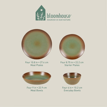 Bloomhouse Palermo Sun (16-Piece) Dinnerware Set