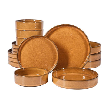 Bloomhouse Santorini Mist (16-Piece) Dinnerware Set