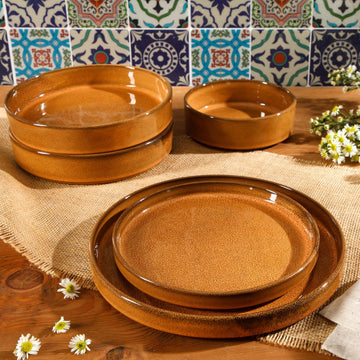 Bloomhouse Santorini Mist (16-Piece) Dinnerware Set