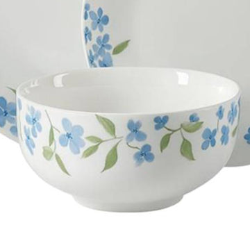 Gibson Home Garden Aisle Dinnerware Set (12-Piece) - White
